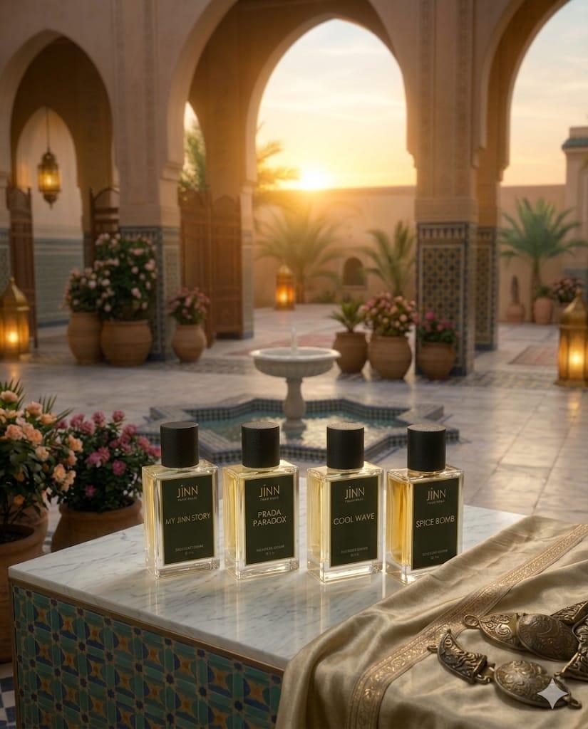 Luxury perfume collection